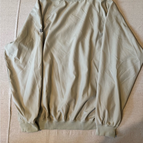 Vintage Ashworth Khaki and Navy V-Neck Pullover - Picture 9 of 9